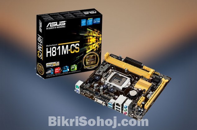 ASUS Genuine H81M-CS 4th Gen Intel Motherboard